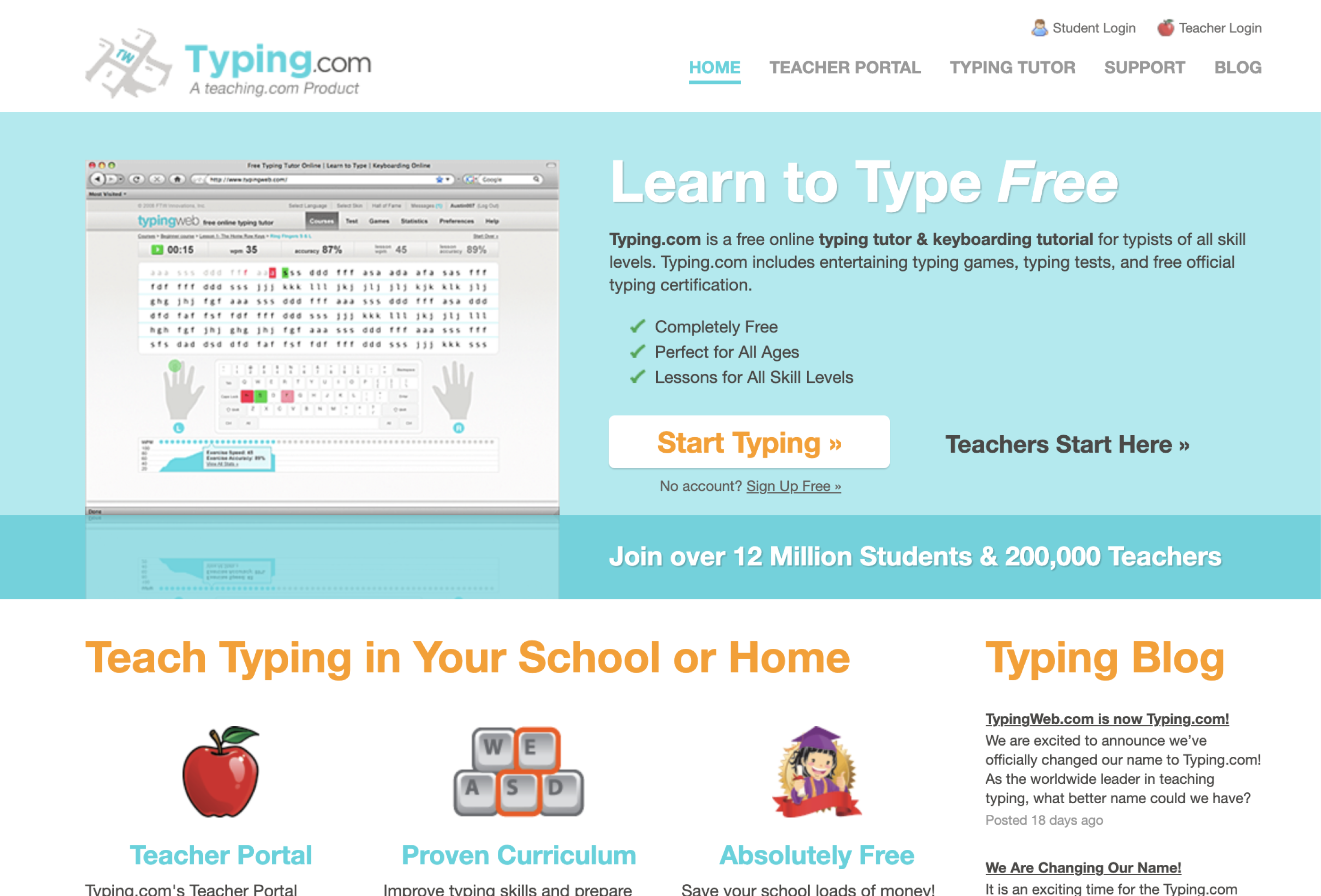 Before: old-sales-site